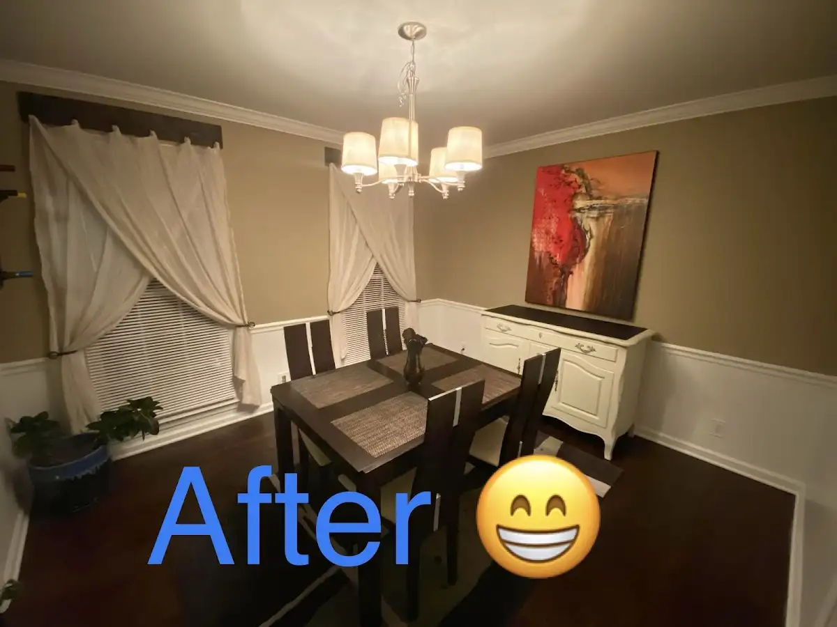 Professional dining room restoration after water damage in Roanoke